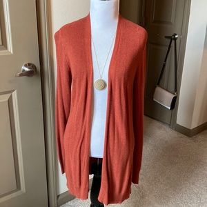 Soft cozy rust color cardigan